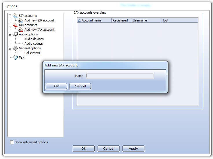 ساخت داخلی در نرم افزار zoiper