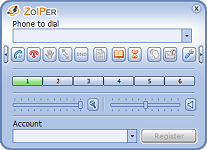 تلفن نرم افزاری zoiper