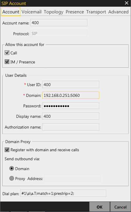 تنظیمات تلفن نرم فزاری X-lite